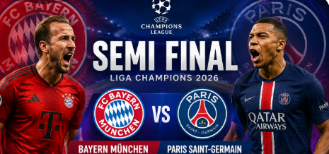 Bayern vs PSG Leg 2: Skor Akhir, Highlights & Jalannya Pertandingan Semi Final Liga Champions 2026