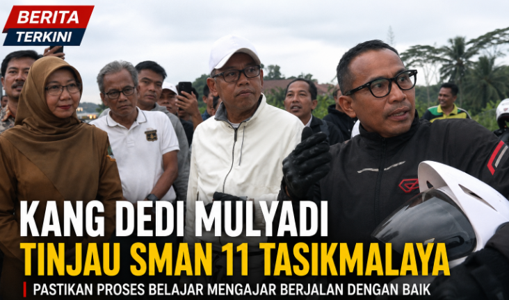 Kang Dedi Mulyadi Tinjau SMAN 11 Tasikmalaya: Lahan Bekas Tambang, Jalan Akses Siap Dibebaskan