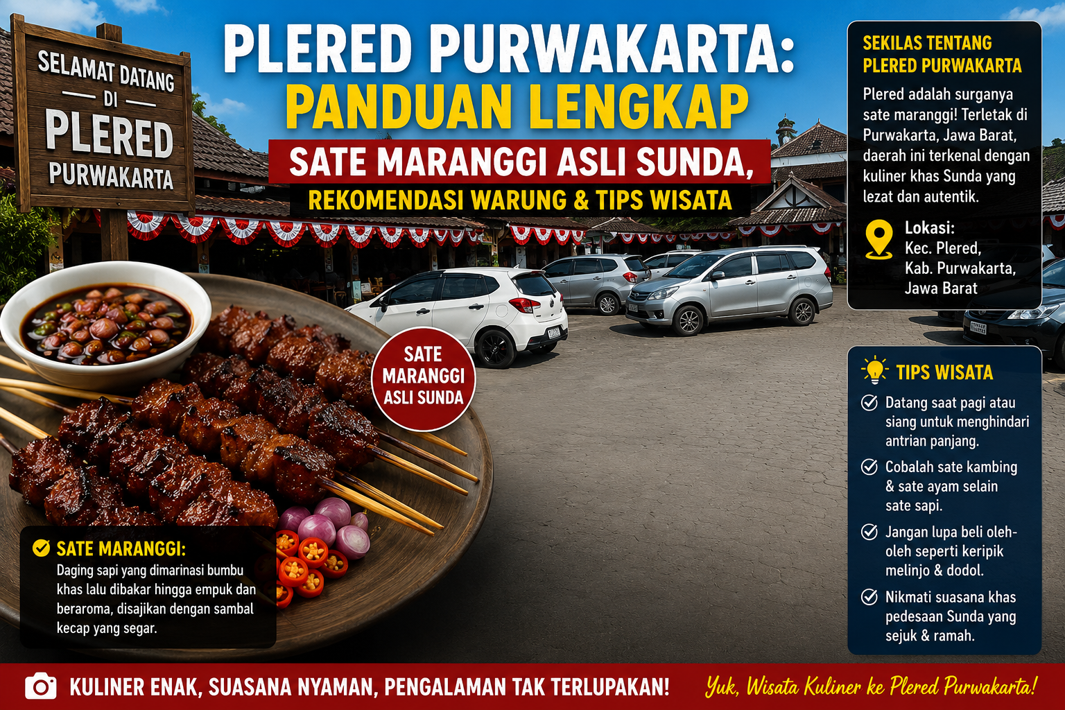 Plered Purwakarta: Sentra Legendaris Sate Maranggi Asli Sunda di Kampung Maranggi