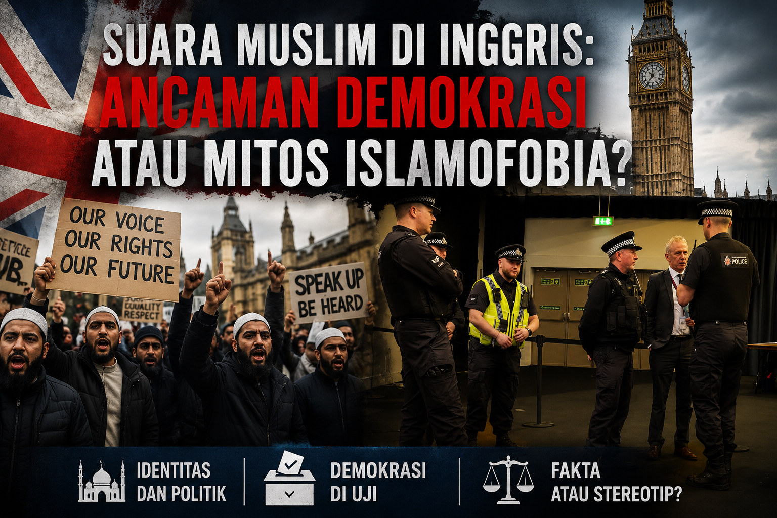 Suara Muslim di Inggris: Ancaman Demokrasi atau Mitos Islamofobia?