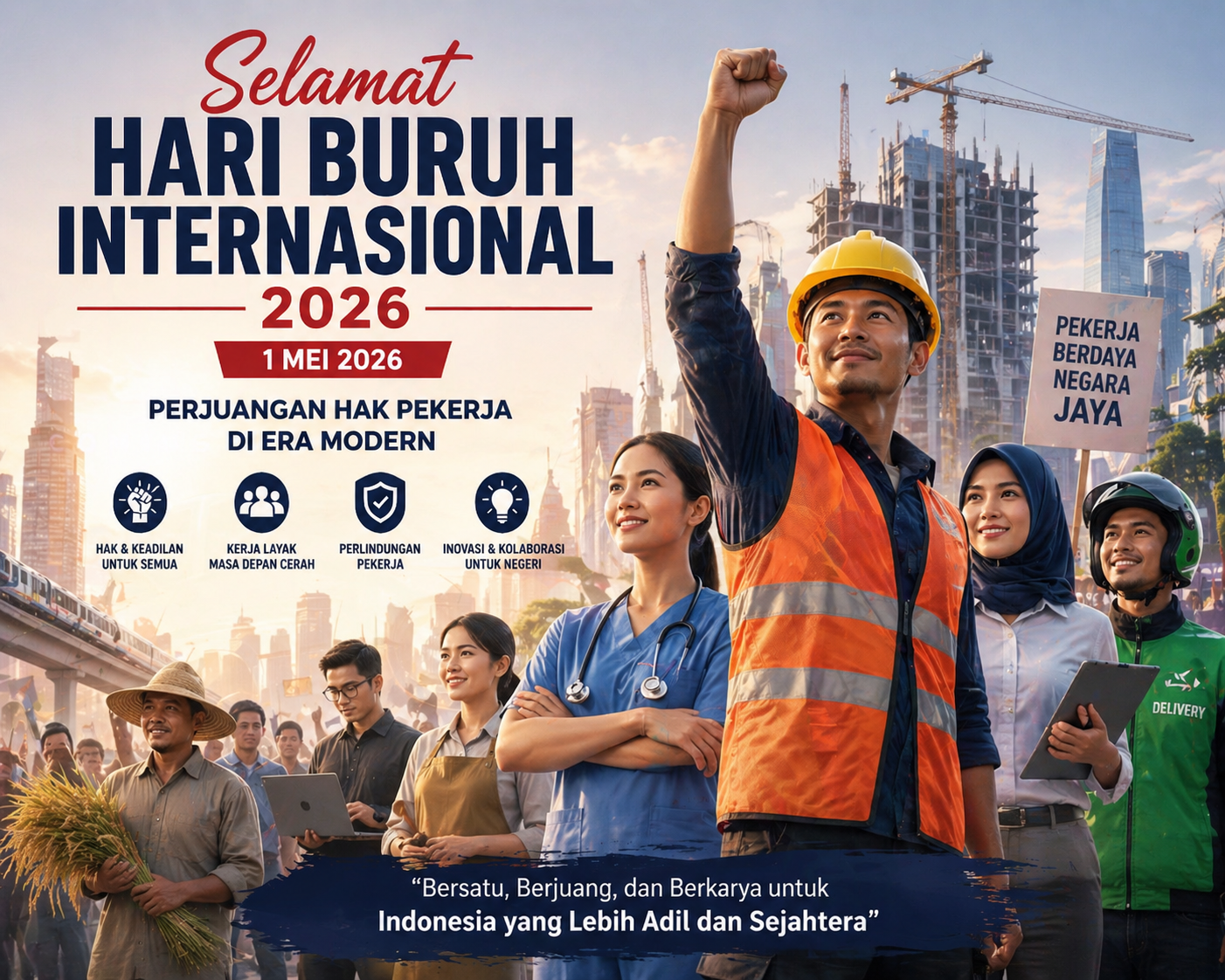 Selamat Hari Buruh Internasional 2026: Perjuangan Hak Pekerja di Era Modern