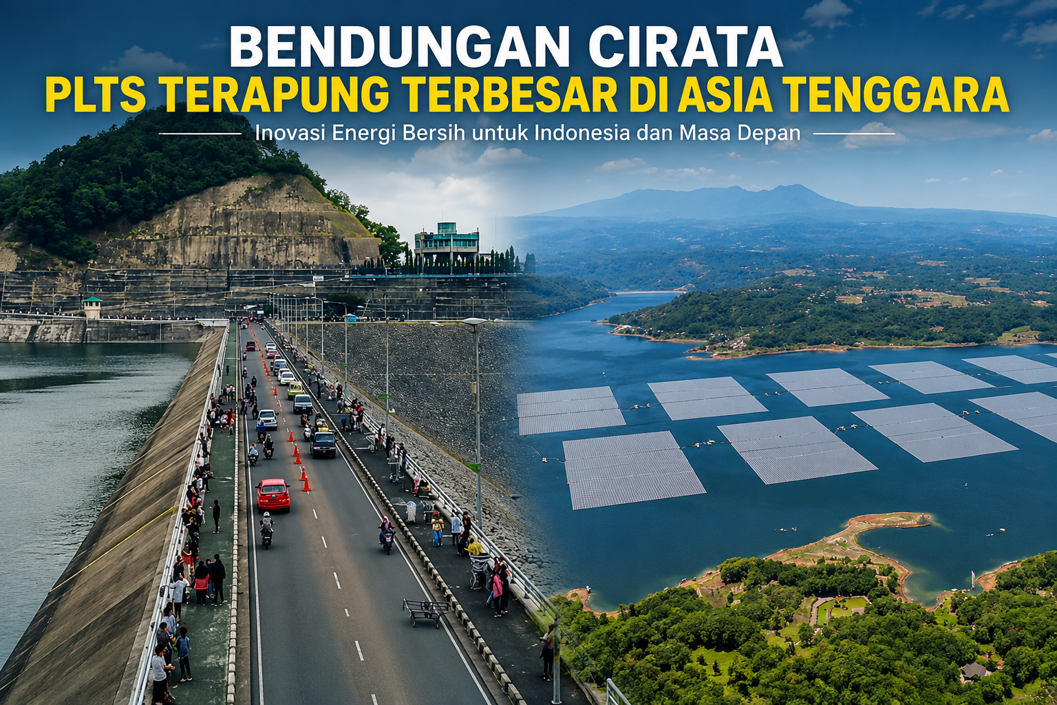 Waduk Cirata: PLTA Terbesar Asia Tenggara yang Jadi Destinasi Wisata Favorit di Jawa Barat